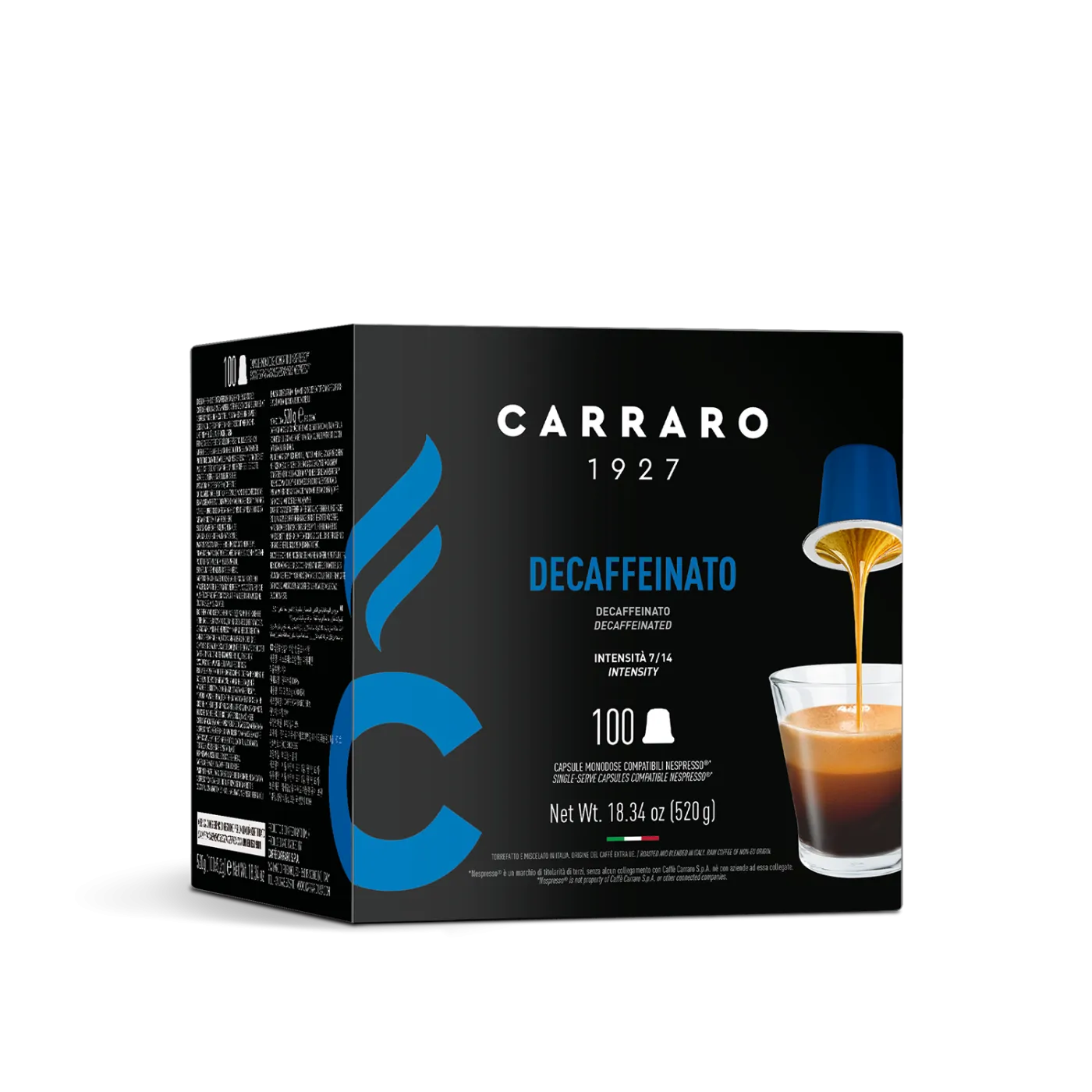 Bez kofeinu – 100 kapslí kompatibilních s Nespresso®*